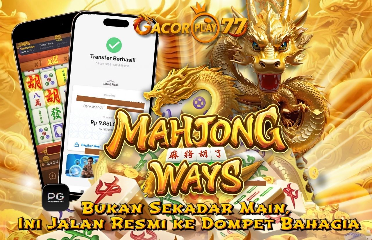 Selamat kepada user id : d***an Wede Rp 9.851.000 di Game MAHJONG WAYS PG SOFT Cair Gk Sampe 1 Menit! Menang Mudah di Gacorplay77	